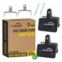 BikePeak Mont Blöd Lot de 2 plaquettes de frein à disque – Convient pour différentes plaquettes de frein – En résine organique –