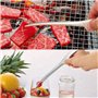 Todai Pince à épiler culinaire en acier inoxydable pour barbecue de style japonais Yakiniku 24 cm Fabriqué au Japon Argent