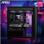 MPG Velox 300R Airflow PZ Boîtier PC Gaming Moyen Tour, Ventilateur Double Couche 160 mm, fonctionnalités EZ-DIY, Compatible rad