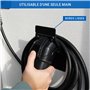 EVify Support Cable Recharge Type 2 Peu encombrant pour Voiture Electrique • Support Mural Prise Type 2 • Accessoires pour Câble
