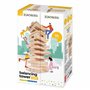 Igroteco® Tour d’Équilibre en Bois – 54 Pièces – Jeu d’Adresse Classique pour Enfants et Famille – Bois Naturel des Carpates – J