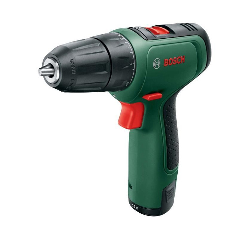 Bosch EasyDrill 1200 1500 tr/min Sans clé 940 g Noir, Vert