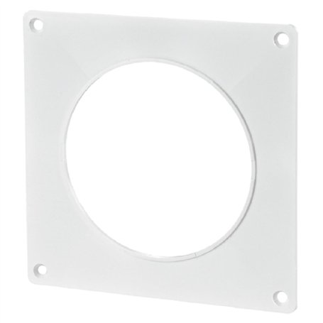 Plaque murale pour tuyau de ventilation en PVC 100 mm Bride murale Plaque de montage Tubes ronds en plastique ABS Conduits d'air