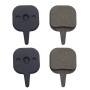 OTOTEC 2 Paires Plaquettes de Frein à Disque Vélo en Résine Semi-métallique Épaisseur 4mm Compatible pour Vélo de Montagne Tektr
