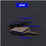 OTOTEC 2 Paires Plaquettes de Frein à Disque Vélo en Résine Semi-métallique Épaisseur 4mm Compatible pour Vélo de Montagne Tektr