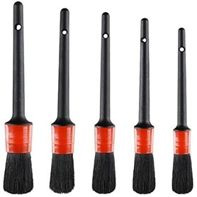 Aisoway Pinceau de Détail (Lot de 5), Jeu de Pinceaux à Détails Automatiques Parfait pour La Voiture Moto Roues de Nettoyage Aut Aisoway Pinceau de Détail (Lot de 5)