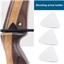 OTOTEC 5 Ensemble Fourrure Flèche Repose Pad Auto-Adhésif Flèches Repos Autocollant Accessoires Tir Chasse Sport Fournitures 1.5