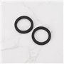 OTOTEC 20 Pièces Rondelles Plates en Caoutchouc Noir 32mm OD 24mm ID 3mm d'épaisseur M24 Rondelles Plates pour Robinet à Bout d'