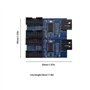 EMSea Carte Mère 9 Broches USB en-tête Multiplicateur USB 2.0 1 Mâle à 4 Ports Femelle Séparateur Adaptateur Câble d'extension C
