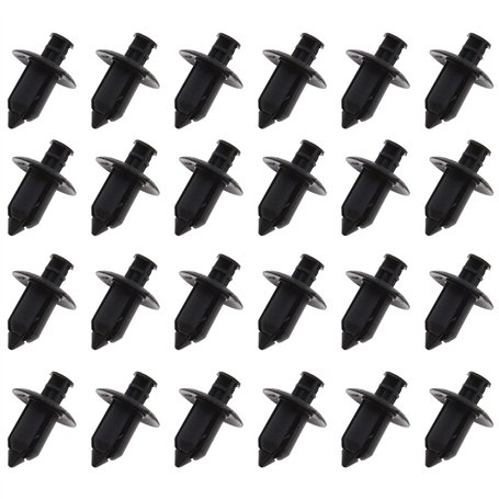 EMSea 50x Clips de Garniture Intérieure Panneau Rivet en Plastique 8mm Voiture 91505SL0003