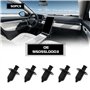 EMSea 50x Clips de Garniture Intérieure Panneau Rivet en Plastique 8mm Voiture 91505SL0003