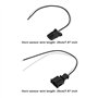 EMSea 2 Ensemble Câble de Prise Mâle et Femelle à 2 Broches Compatible avec VW Compatible avec Audi Automobile Prise de Harnais