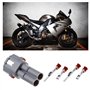 EMSea Lot de 2 connecteurs de Moto à 2 Broches compatibles avec Sumitomo MT090 Compatible avec Yamaha Compatible avec Triumph Co