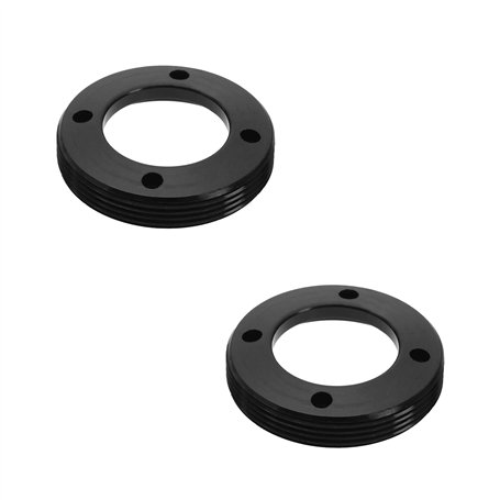 VGOL Lot de 2 boulons de manivelle de vélo en Alliage d'aluminium Noir M30 compatibles avec Le système SRAM Dub System Manivelle