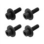 VGOL Lot de 4 boulons hexagonaux M6 à filetage gauche pour scie circulaire 266133-3 10541200 compatibles avec Makita BSS610 BSS6