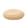 Pvczool Coussin de Tissage Fait à la Main de Pouf Naturel Rond Remplissez L'Oreiller de Soie de Soie Coussin de SièGe de Chaise