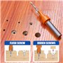 Qezodsx Pince Perforatrice en Métal 8 Mm, Outil de Perforation pour Feuille de Plastique, Papier Photo, PVC ABS, Ouvre-Trou de C