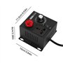 Falygda Ac220 V 4000 W Régulateur de tension électronique de température du moteur Régulateur de Variateur Outil électrique régl