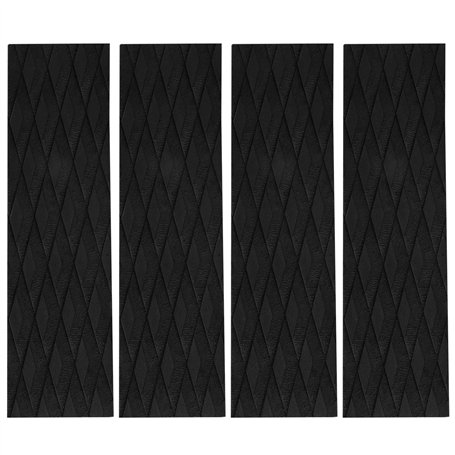 Giilayky Lot de 4 patins de traction pour planche de surf Eva Surfing Skimboard Tapis de traction antidérapant arrière pour plan