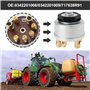 eMagTech Interrupteur d'allumage à 7 Bornes Interrupteur d'allumage 0-1-2-3 OE 0342201009/717638R91 Compatible avec Case IH BD S