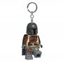 Porte-clés lumineux LEGO Star Wars The Mandalorian - 76 mm de hauteur (KE172) - 2 piles CR2025 incluses