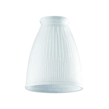 81094 Abat-Jour en Verre Plissé Dépoli