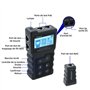 Mcbazel Testeur de Réseau RJ45 avec Testeur de Câble LCD, Testeur de tension Testeur pour test POE, Instrument de Mesure de Rése