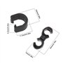 eMagTech 40pcs Clips de Vélo Pinces Rangement Protection Câble de Frein Clip en C et Clips en S Kit pour Câbles de Dérailleur Ro