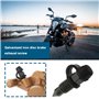eMagTech 2 Ensembles Vis de Purge d'étrier de Frein M8x1.25mm avec Bouchons Anti-poussière pour Motos Véhicules Électriques Vis