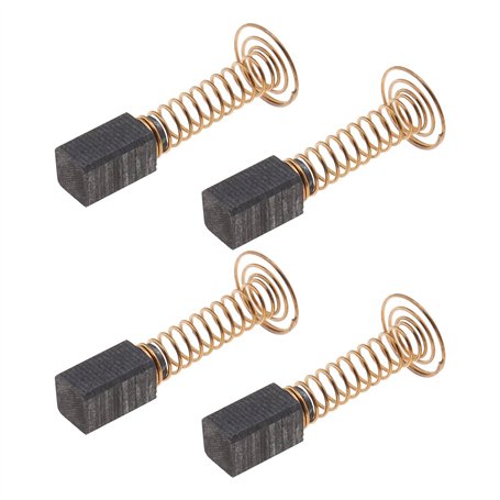 ECSiNG 2 paires Balais de Charbon 5x5x8mm avec Connecteur Ressort Pièce de Rechange de Moteur Compatible avec Bosch 300/395/595/