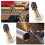 ECSiNG 2 paires Balais de Charbon 5x5x8mm avec Connecteur Ressort Pièce de Rechange de Moteur Compatible avec Bosch 300/395/595/