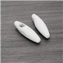ECSiNG 4pcs Poids de Chaîne de Store Enrouleur Poids de Corde de Store Enrouleur Accessoires de Stores Blancs Poignée de Chaîne