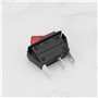 ECSiNG Lot de 2 interrupteurs à bascule LED à 3 broches 2 positions pour réfrigérateur Electrolux Dometic Caravan Rouge 12 V 20