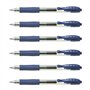 PILOT Lot de 6 Stylos bille à encre Gel G2 05 Pointe Fine Bleu