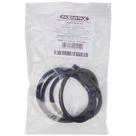 Ensemble de joint de garniture universel en silicone - 3 faces - Pour porte de four