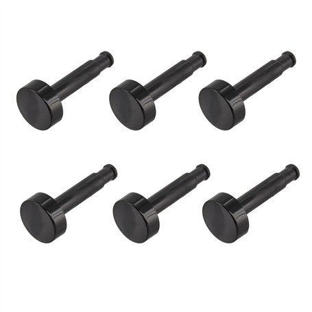 Paxanpax PCK710 Lot de 6 Boutons universels pour minuteur de Four Noir