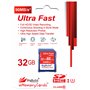 Cartes mémoire 32Go Ultra Carte 90 Mo/s Class 10 SD SDHC mémoire Rapide pour Panasonic Lumix DMC-FZ300 Caméra