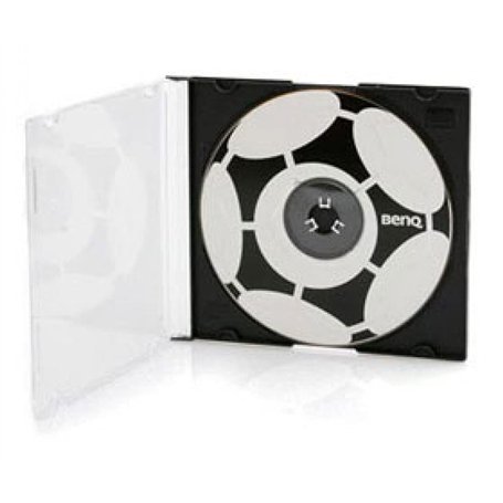 MediaRange - BOX21-M - Boitier CD - Noir/Transparent - 50 pièces