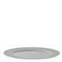 Argon Tableware 6 pièce métallique Chargeur microplaques - Martelé Edge - 33cm - Argent Martelé