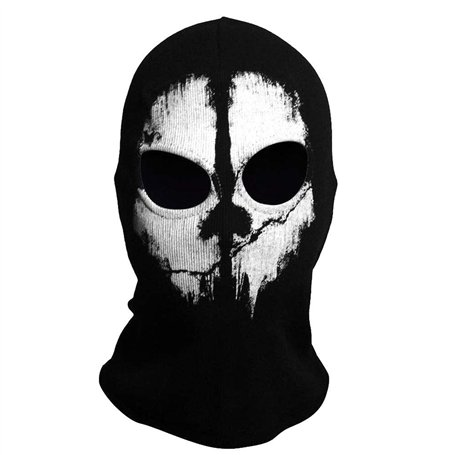 TRIXES Ghost Mask- Balaclava pour Hommes - Masque Complet d'horreur