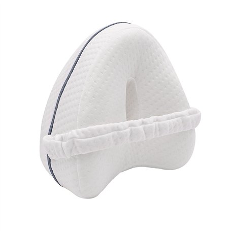 TRIXES Coussin de genou avec sangle – Support de genou profilé – Soutien du dos – Oreiller en mousse à mémoire de forme – Coussi