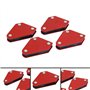 Dapetz 4 Pièces Mini Magnétique Aimant Flèches 10lb Soudeur Soudure Support Soudure