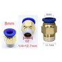ORAZIO Valve Pneumatique à Pédale, 3 Voies 2 Positions G1/4 Filetée Commande de Presse à Pied Air Pad Interrupteur à Pédale Mome