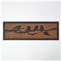 HOMESCAPES Paillasson en Caoutchouc et Fibres de Coco à Motif Oiseaux