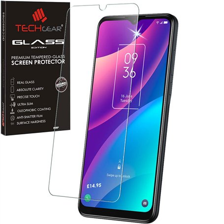 TECHGEAR Protection Écran en Verre Trempé Compatible avec TCL 306 / TCL 30 SE