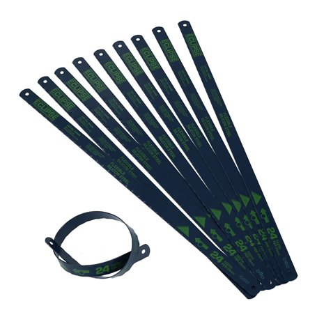 AB Tools Eclipse Lot de 10 lames de scie à métaux flexibles incassables 24 TPI 300 mm