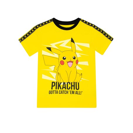 Pokémon Tee Shirt T-Shirt Pikachu | Pikachu Haut 6-7 Ans