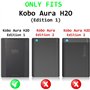 Forefront Cases Étui pour Kobo Aura H2O Edition 1 - Or Rose - Mince et Léger, Automatique Veille/Réveil Étui (Coque, Housse) pou