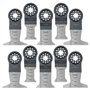 10 x SabreCut SCFNK10 Mix Bimetal (BIM) Lames multi-outils longue durée compatible avec Bosch Fein Starlock/Starlock Plus et Sta
