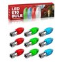 BrightArk E10 Jeu D'ampoules Rouges